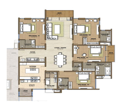 Godrej Vanantara  Bannerghatta Floor Plan